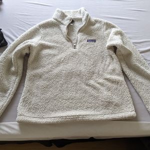 Women's Patagonia Los Gatos 1/4 Zip Large off-white